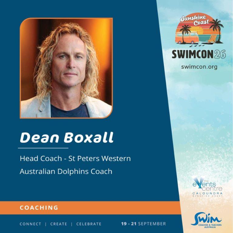 Sean Boxall Dean Boxall – SWIMCON26